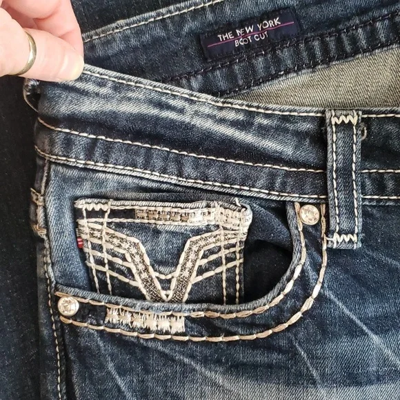 74. Vigoss Women's Bootcut Jeans Sz 9/10 - Picture 3 of 5